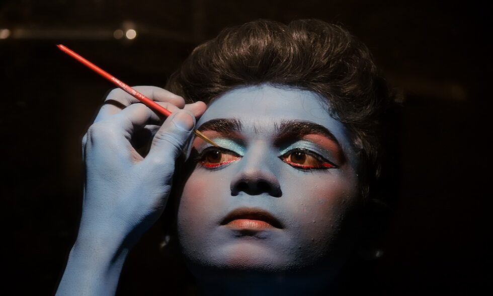 Maquillaje de ojos para teatro
