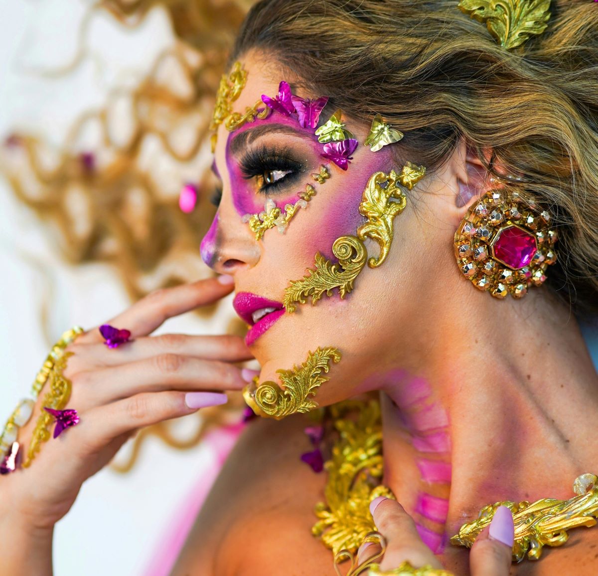 maquillaje artístico de fantasía