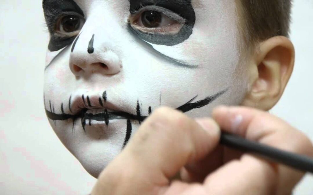 Maquillaje teatral para niños actores