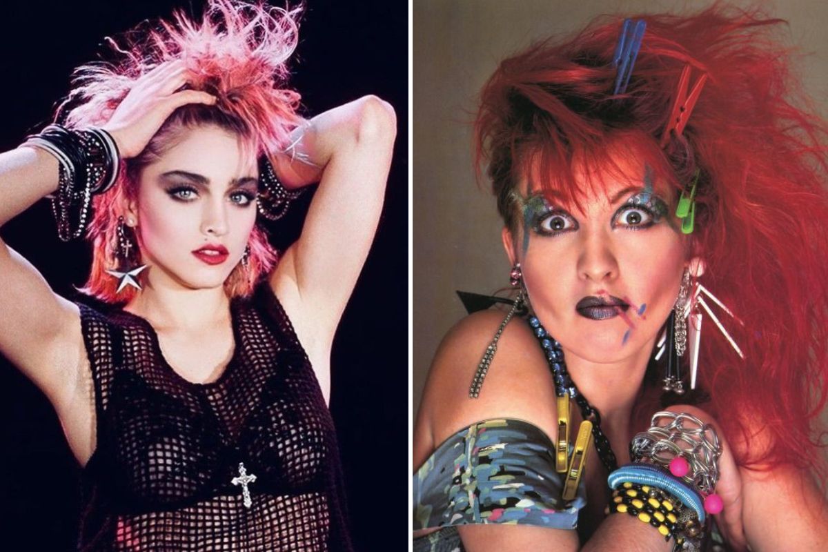 maquillaje de los años 80