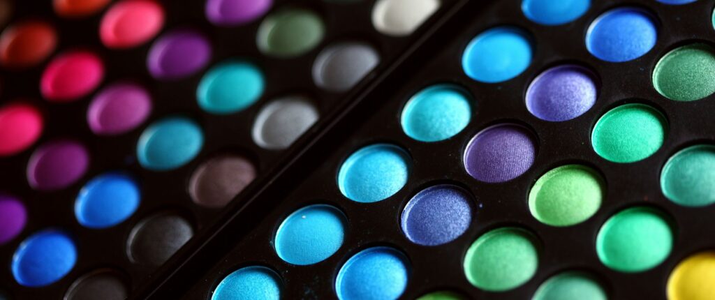 Combinación de colores de sombras para ojos