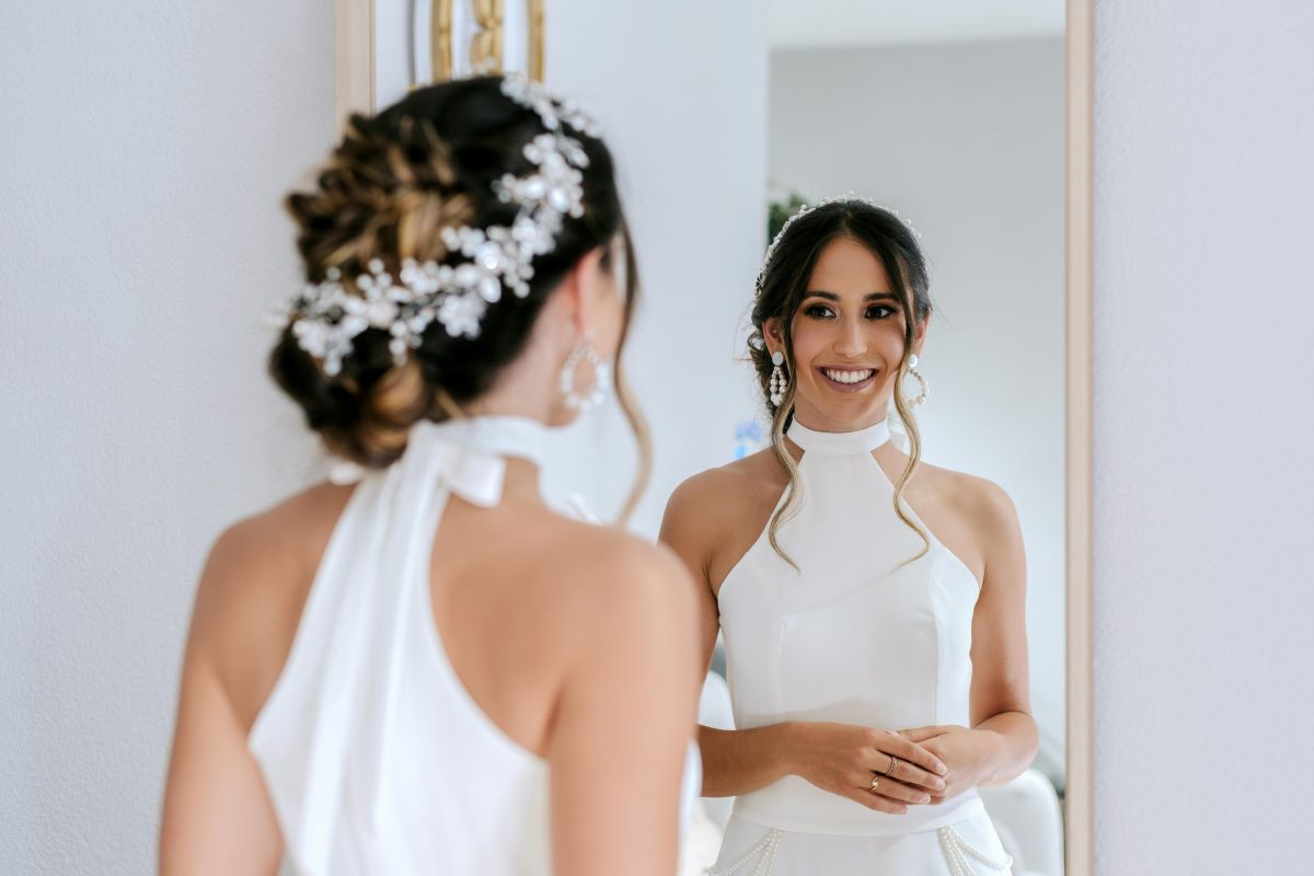 prueba de maquillaje para la novia