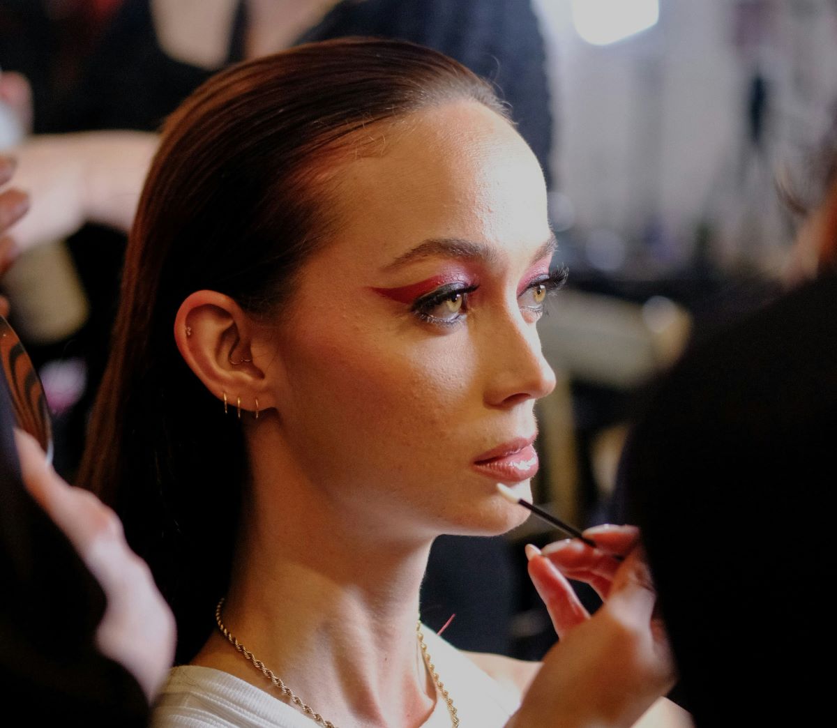 maquillador desfile moda
